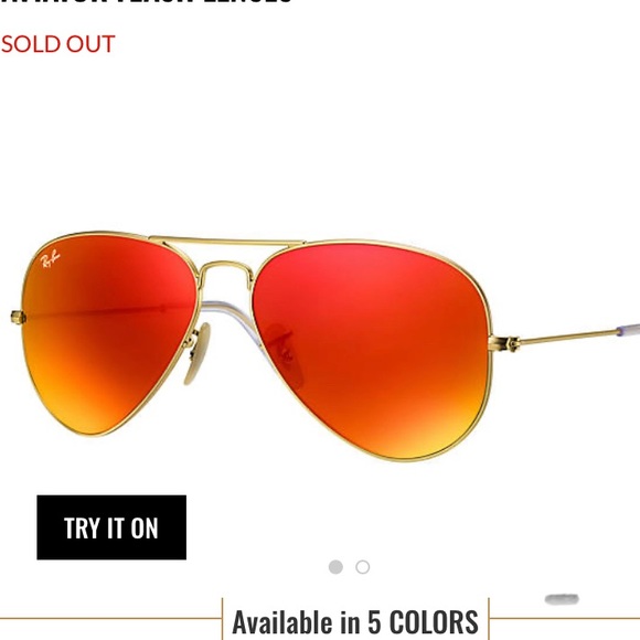 Ray-Ban Aviator Sunglasses - Picture 1 of 5